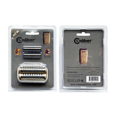 Caliber Pro RPG Shaver Replacement Foil and Cutter - Professional Titanium Foil and Blade for RPG Electric Shavers - Close Shaving Replacement Head for Barber or Personal Men's Hair Shaver