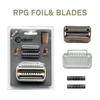Caliber Pro RPG Shaver Replacement Foil and Cutter - Professional Titanium Foil and Blade for RPG Electric Shavers - Close Shaving Replacement Head for Barber or Personal Men's Hair Shaver view 2