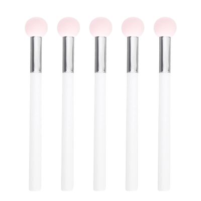 Beaupretty 5Pcs Makeup Sponge with Handle Beauty Foundation Blending Sponge Small Mushroom Head Eye Shadow