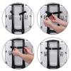 3 in 1 Cosmetic Makeup Train Case, Large Rolling Aluminum Trolley Makeup Travel Case Professional Rolling Cosmetic Beauty Storage Box with 360 Swivel Wheels (Silver) view 3