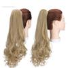 12-26inch Claw Clip On Ponytail Hair Extension Synthetic Ponytail Extension Hair For Women Ash Blonde-New1 view 1