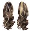 35cm Claw Clip On Ponytail Hair Extension Long Wavy Synthetic Ponytail Hairpiece Gold Brown Wave Long Hair For Women 8h22 view 1