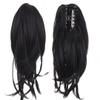 12"Claw Clip On Braids Ponytail Synthetic Hair Extension Long Straight Fake Hair For Women Hairpieces Black Brown 1b 12inches view 1