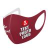 5 Pack Custom Face Mask Text Photo Logo Customized Masks Unisex, Light Red view 1
