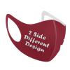 5 Pack Custom Face Mask Text Photo Logo Customized Masks Unisex, Light Red view 2