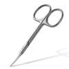 BEZOX Extra Fine Curved Cuticle Scissors, Super Thin Nail Scissors for Cutical Care Only, Professional Manicure Small Scissors, Stainless Steel CuticleTrimmer, 1 pcs view 1