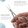 BEZOX Extra Fine Curved Cuticle Scissors, Super Thin Nail Scissors for Cutical Care Only, Professional Manicure Small Scissors, Stainless Steel CuticleTrimmer, 1 pcs view 4