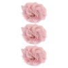 3pcs Bath Flower Tool Pe Clean Pink view 1