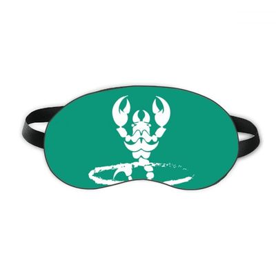 Scorpion Natural Insect Restriction Sleep Eye Shield Soft Night Blindfold Shade Cover