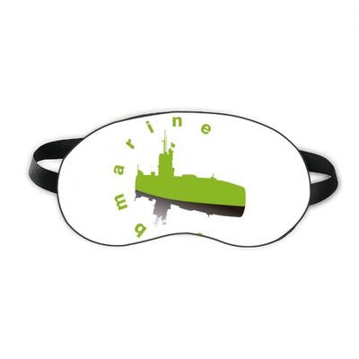 Submarine Sank Underwater Ocean Sleep Eye Shield Soft Night Blindfold Shade Cover