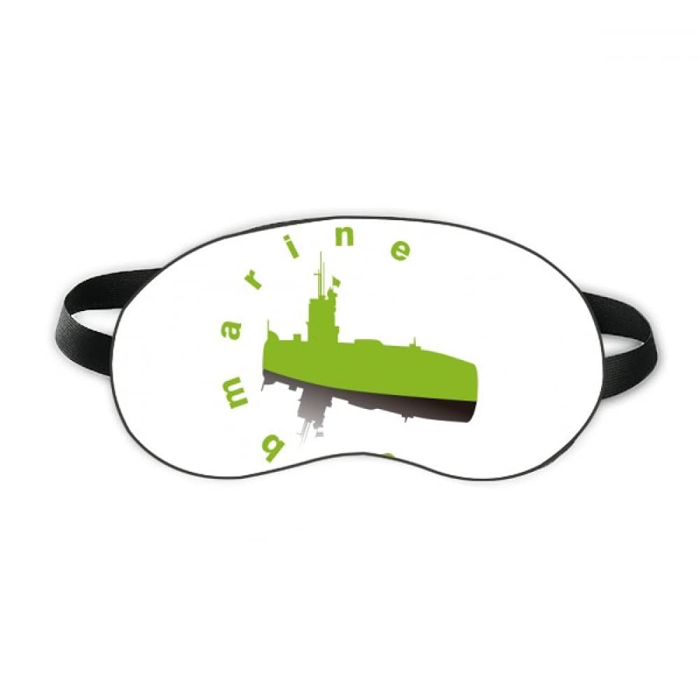 Submarine Sank Underwater Ocean Sleep Eye Shield Soft Night Blindfold Shade Cover