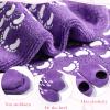 8 Pairs Moisturizing Gel Socks Feet Care Gel Spa Foot Moisturizer Silicone Non Slip Heel Socks for Dry Cracked Feet Overnight Lotion for Women Men Softening Rough Skin view 4