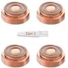 Replacement Heads for Finishing Touch Flawless Generation 2 Facial Hair Remover, 4 Count view 1