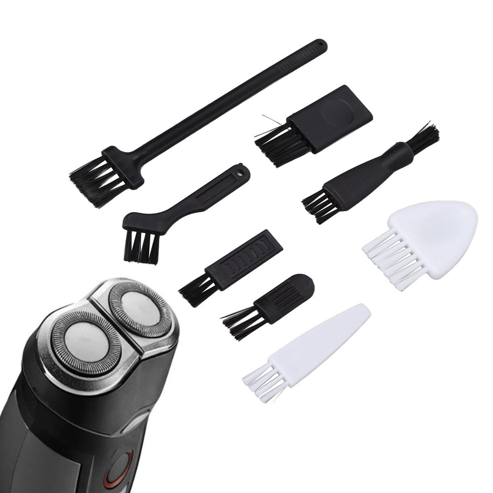8Pcs Electric Shaver Cleaning Brush, Razors Brush Set, Replacement Trimmer Cleaner Brush Set for Home Appliances Computer Keyboard Accessories