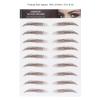 and Lifelike Eyebrow Sticker, Professional Eyebrow Sticker, Women Eyebrow Transfer Sticker for One-time Use(BROWN-05) view 2