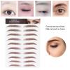 and Lifelike Eyebrow Sticker, Professional Eyebrow Sticker, Women Eyebrow Transfer Sticker for One-time Use(BROWN-02) view 2