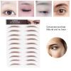and Lifelike Eyebrow Sticker, Professional Eyebrow Sticker, Women Eyebrow Transfer Sticker for One-time Use(BROWN-06) view 2