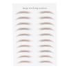 and Lifelike Eyebrow Sticker, Professional Eyebrow Sticker, Women Eyebrow Transfer Sticker for One-time Use(BROWN-06) view 4
