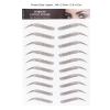 and Lifelike Eyebrow Sticker, Professional Eyebrow Sticker, Women Eyebrow Transfer Sticker for One-time Use(BROWN-08) view 2
