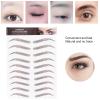 and Lifelike Eyebrow Sticker, Professional Eyebrow Sticker, Women Eyebrow Transfer Sticker for One-time Use(BROWN-08) view 3