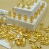 100 PCS Gold Hair Accessories Loc Hair Jewelry for Braids, Dreadlock Accessories for Women and Girls Adjustable Braid Cuffs Braiding Hair Rings Decoration view 1