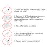 WNSC NFC Nail Sticker, Self Adhesive 7 Colors NFC Lighting Nail Stickers Fashionable for Girls for Bus Card view 4