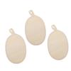 Healifty 3pcs Exfoliating Bathing Loofah Towels Sturdy Body Scrubber for Deep Cleaning Beige Mesh Design for Gentle Exfoliation for Safe and Practical view 1