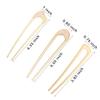 3 Pack U-Shaped Hair Pins French Hair Pin Bun Hair Sticks Chignon Gold Hair Pins for Women Hair Accessories view 2