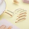 12 Pieces Rhinestone Bobby Pins, Silver and Gold Metal Hair Diamond Bobby Pins Clips Crystal Hair Pin for Lady Women Girls view 2