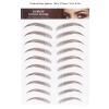 and Lifelike Eyebrow Sticker, Professional Eyebrow Sticker, Women Eyebrow Transfer Sticker for One-time Use(BROWN-09) view 2
