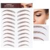 and Lifelike Eyebrow Sticker, Professional Eyebrow Sticker, Women Eyebrow Transfer Sticker for One-time Use(BROWN-09) view 4