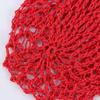 Lurrose Elastic Hair Net Beaded Hair Snood Mesh Crocheted Hair Net Cap Girl Hair Net Cover Black Elastic Hair Ties Hair Wrap Womens Caps and Hats Hair Net Bands To Sleep Scarf Cover Work view 2