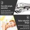 Dongng Hair Clippers,Professional Cordless Electric Haircut Set,Rechargeable Quiet Hair Cutter with 6 Guide Combs,High Power,Easy to Carry High Carbon-Steel Cutting Blades (Color : Gold) view 4