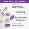 Glowelle 30% AHA and 2% BHA Face Serum Peeling Solution For Mild Exfoliation and Skin Clarity | Men & Women | 30 ML view 3