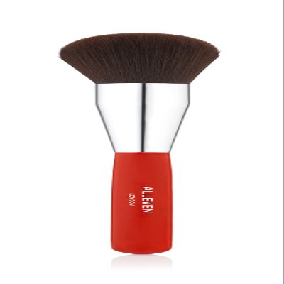 ALLEVEN Kabuki Brush  Premium Dome-Shaped Blending Brush with Ultra-Soft Synthetic Bristles for Foundation, Powder & Body Makeup, High-Density Makeup Brush with Wooden Handle, 1 Count