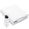 Massage Table Warmer- WELLHUT Electric Heating Pad, Machine Washable Massage Bed Heater w/ 5 Heat Levels, 8 Timer Settings, Overheat Safeguard System, Heat Pad for Spa, Therapy view 1
