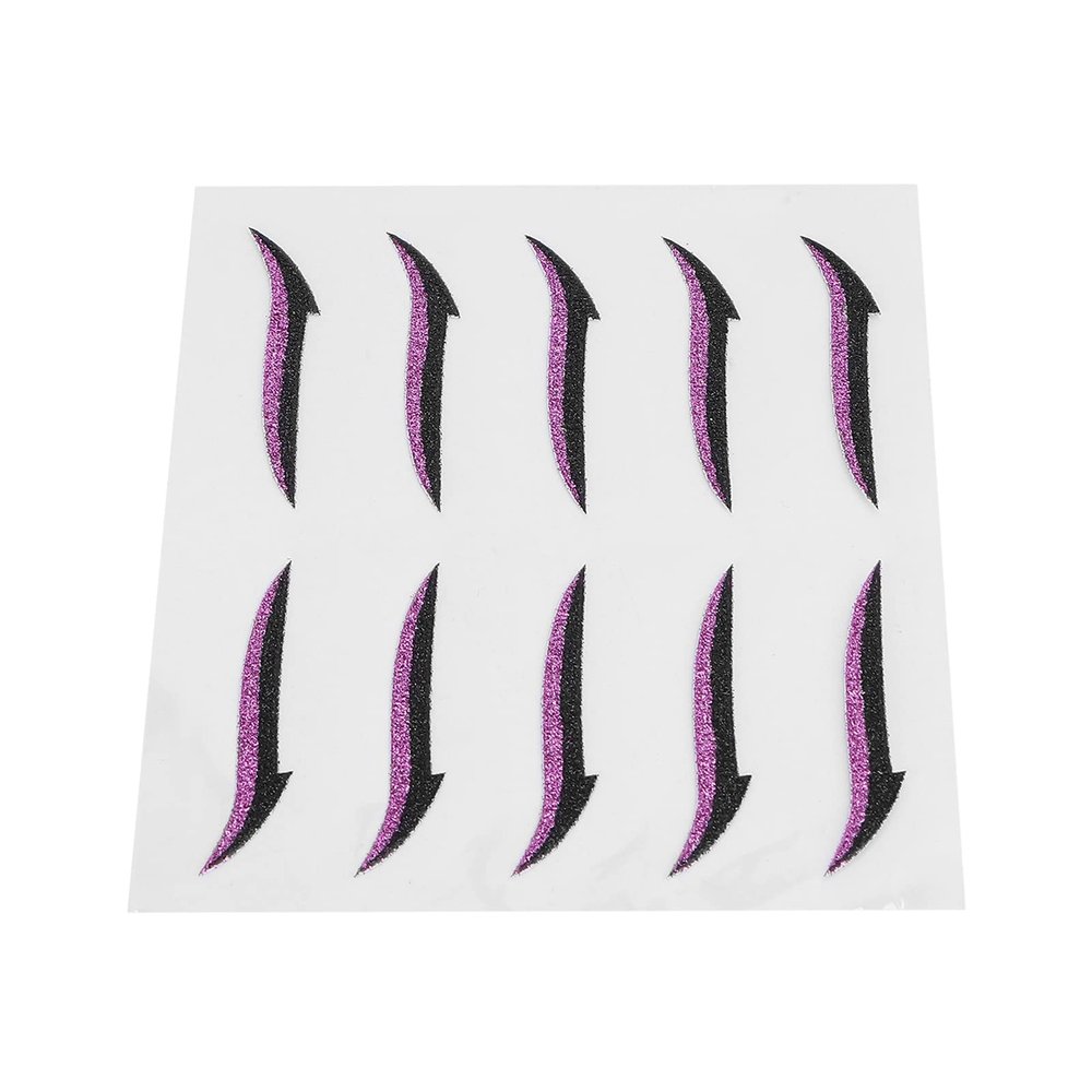 Brrnoo Reusable Glitter Stickers,Adhesive Sticker for Womens Eyes Makeup, Self Adhesive Stickers for Weddings Dance Parties()