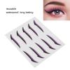 Brrnoo Reusable Glitter Stickers,Adhesive Sticker for Womens Eyes Makeup, Self Adhesive Stickers for Weddings Dance Parties() view 3