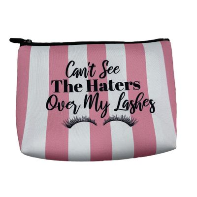 BUY SOCKS YOU ALL Can't See the Haters Over My Lashes Cosmetic Bag