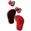 Beauty Town Medium Curve Wave Brush - 50% Boar Bristle & 50% Nylon  All Purpose 360 Wave Brush for Men (Spiderweb Patterned) view 2