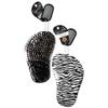 Beauty Town Medium Curve Wave Brush - 50% Boar Bristle & 50% Nylon  All Purpose 360 Wave Brush for Men (Zebra Patterned) view 2