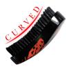 Beauty Town Medium Curve Wave Brush - 50% Boar Bristle & 50% Nylon  All Purpose 360 Wave Brush for Men (Leopard Patterned) view 1