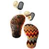 Beauty Town Medium Curve Wave Brush - 50% Boar Bristle & 50% Nylon  All Purpose 360 Wave Brush for Men (Zigzag Patterned) view 2
