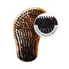Beauty Town Medium Curve Wave Brush - 50% Boar Bristle & 50% Nylon  All Purpose 360 Wave Brush for Men (Zigzag Patterned) view 3