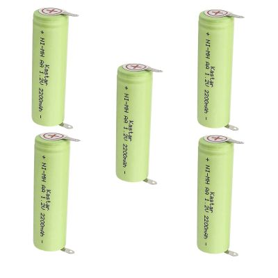 Kastar 5-Pack 1.2V 2200MAh Ni-MH Battery Compatible with Braun Toothbrush Battery 1013 1013s 1507s 1508 1509 1512 2035 2040 2060 2323 2540 2540s 2560 3008 3008 Cruzer 3011 3020 3105 3305 3310 3315