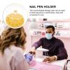 1pc Penholder Acrylic Nail Pen Holder Nail Salon Supplies Pen Holder for Salon Nail Art Pen Holder Manicure Pen Holder Manicure Pen Storage Stand Nail Art Pen Rest view 4