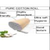 Padmavati pure Cotton roll 450 gm used for Home care make up remover for beauty care facial cleaning multipurpose use ... view 3