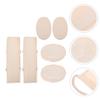 2 Sets Loofah Bath Towel Exfoliating Back Scrubber Exfoliating Loofah Gloves Loofah Bath Scrubber Spa Towels Back Scrubber Strap Bathing Back Washer Body Cotton Shower view 4