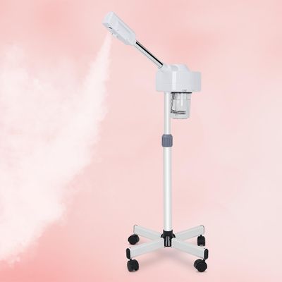 Epetlover Facial Steamer On Wheels Professional Face Steamer Machine for Home Spa Facial Deep Cleaning, Ionic Ozone Hot Mist Skin Care Equipment with Stand