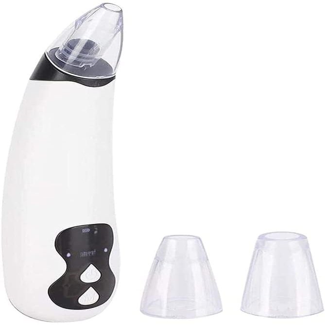 Dongng Blackhead Pore Vacuum Electric Blackhead Suction Tool USB Rechargeable with 3 Adjustable Suction Power and 3 Probes Blackhead Extractor Ideal Gift